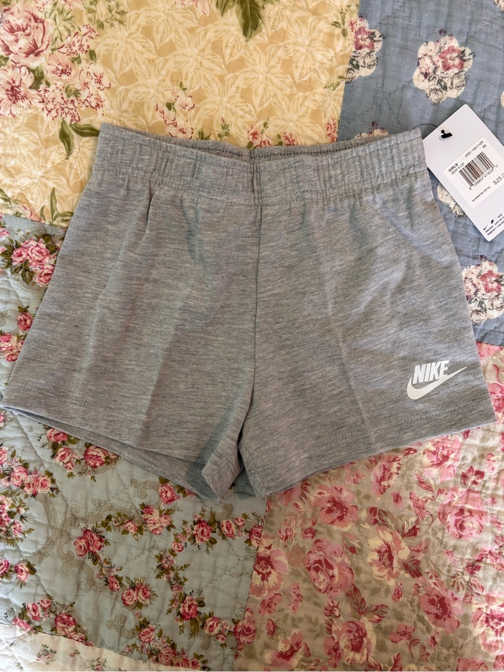 Nike Girls' Sportswear French Terry Shorts  Sz 6x. NWT